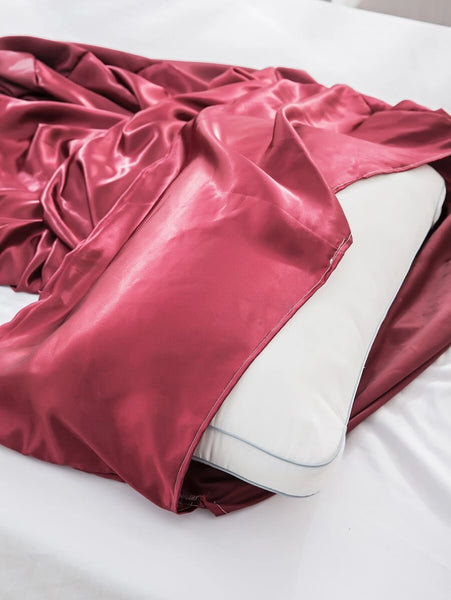 Satin Sleeping Bag - Red