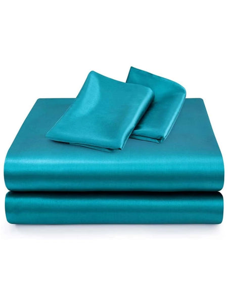 Satin Sheet Set - Teal