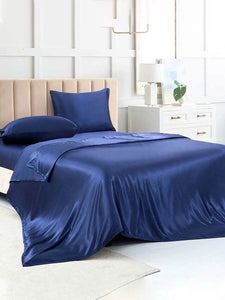 Satin Sheet Set - Indigo