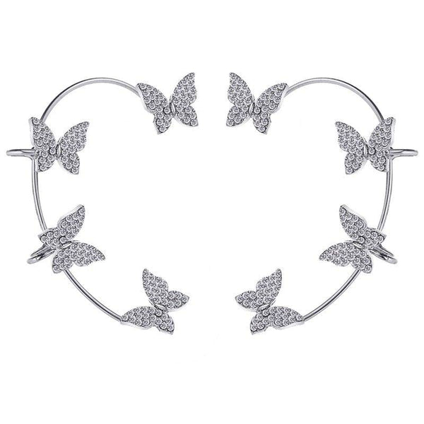 The Faye Butterfly Cuff Earrings