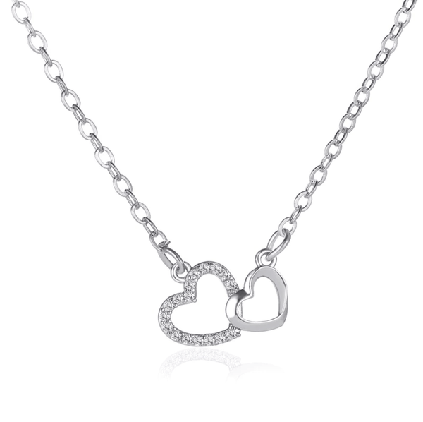 The Ella Double Heart Necklace