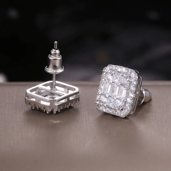 The Sophia Emerald Cut Earrings