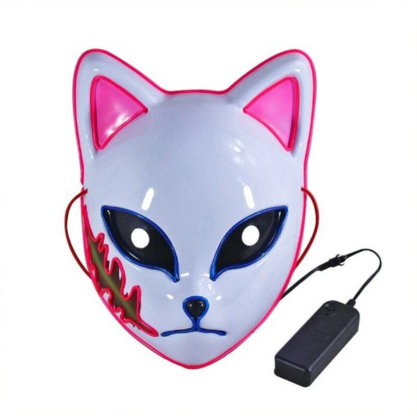 Demon Slayer Led Fox Mask