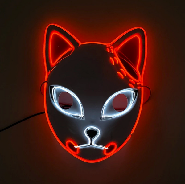 Demon Slayer Led Fox Mask