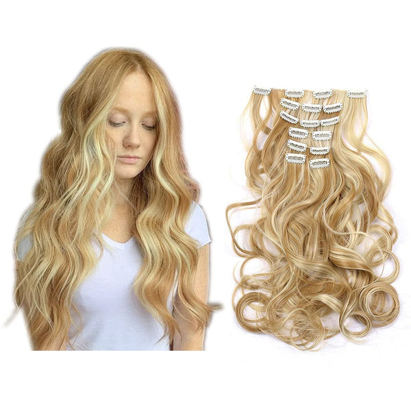 Clip in Hair Extensions 7 Piece 20" Inch