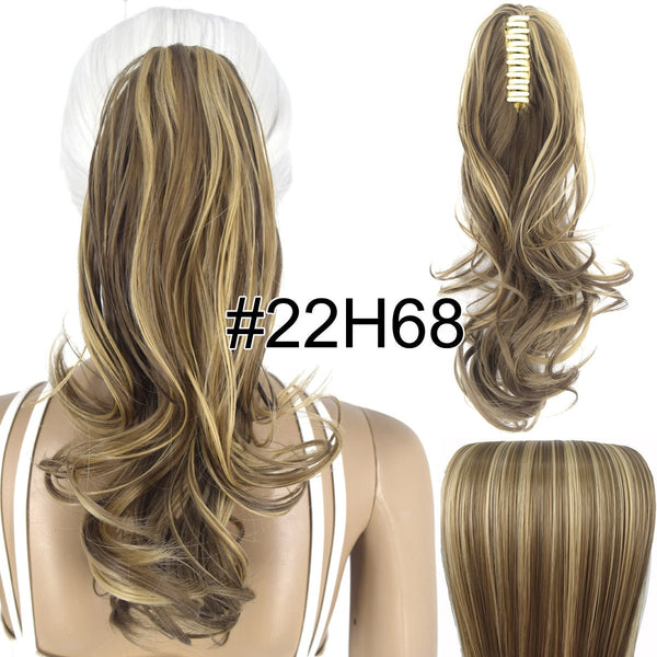 Wavy Claw Clip in Ponytail Hair Extensions